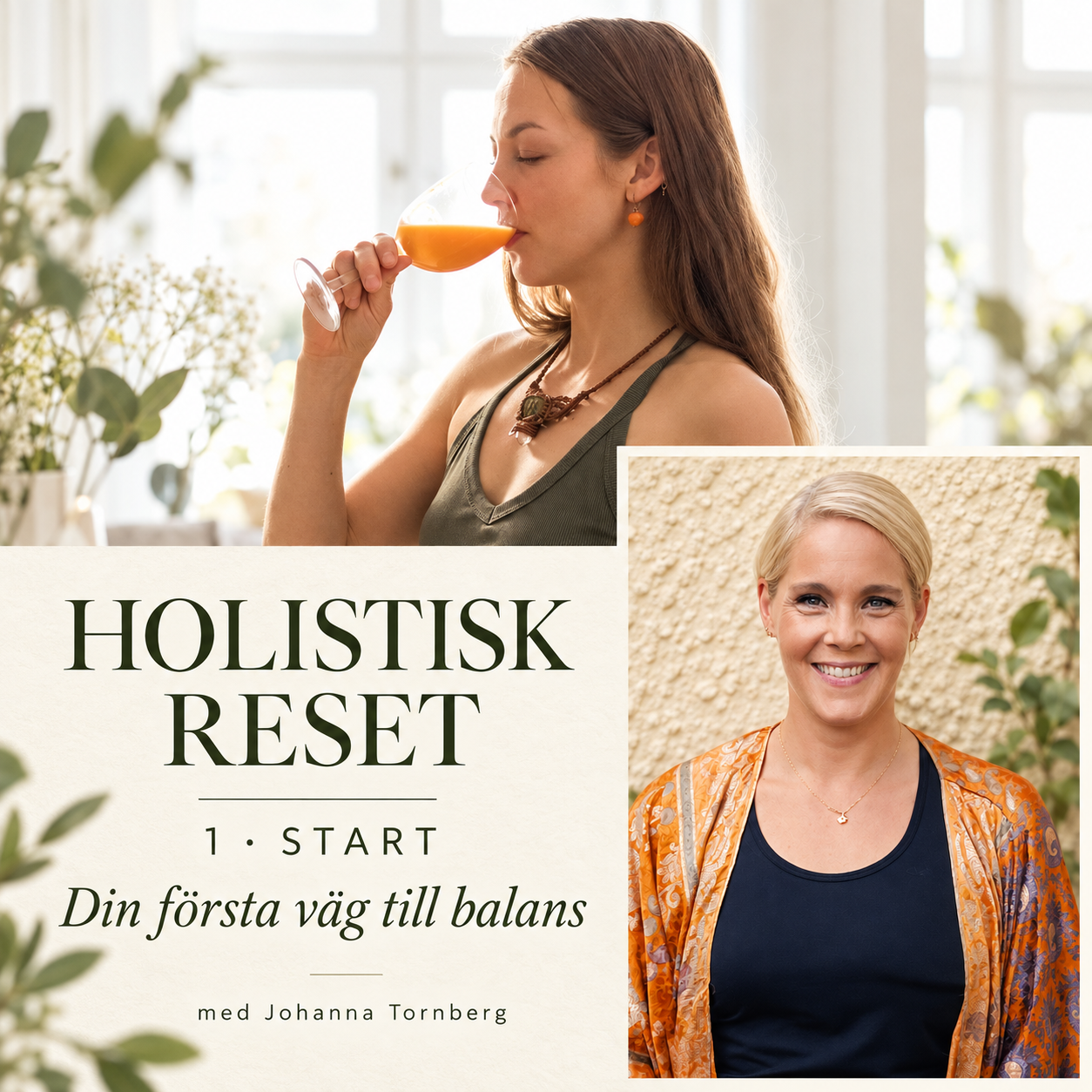 Programomslag: Holistisk RESET 1 · Start – din första väg till balans